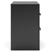 Broachmyn Black/Gray Queen Bookcase Panel Bed, Chest and Nightstand from Ashley Furniture - Luna Furniture
