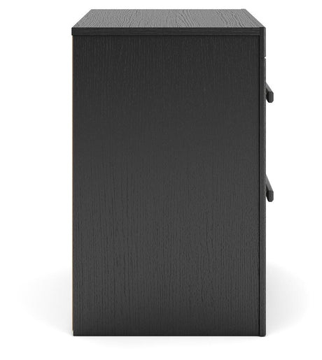 Broachmyn Black/Gray Queen Bookcase Panel Bed, Chest and Nightstand from Ashley Furniture - Luna Furniture