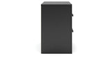 Broachmyn Black/Gray Queen Bookcase Panel Bed, Dresser, Mirror and Nightstand from Ashley Furniture - Luna Furniture