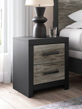 Broachmyn Black/Gray Queen Bookcase Panel Bed, Dresser and Nightstand from Ashley - Luna Furniture