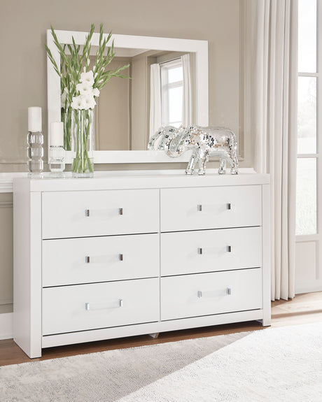 Maeling White Upholstered Panel Bedroom Set from Ashley - Luna Furniture