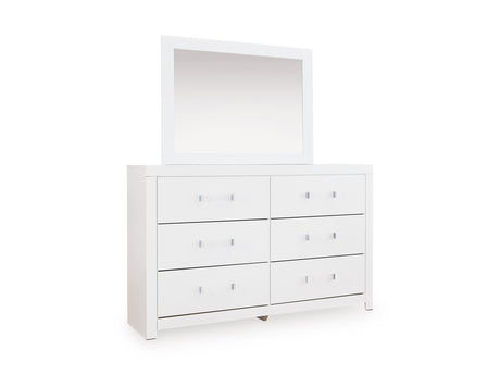 Maeling White Upholstered Panel Bedroom Set from Ashley - Luna Furniture
