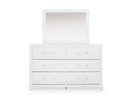 Maeling White Upholstered Panel Bedroom Set from Ashley - Luna Furniture