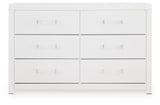 Maeling Queen Upholstered Panel Bed, Dresser and Nightstand from Ashley - Luna Furniture