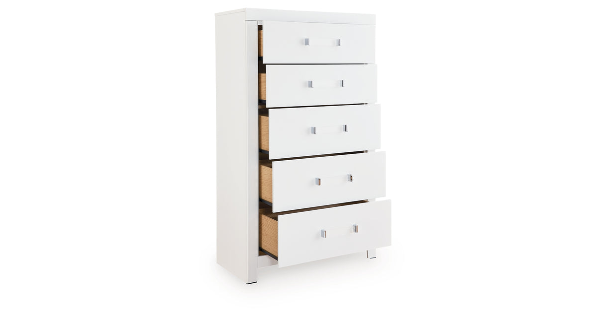 Maeling White Chest of Drawers from Ashley Furniture - Luna Furniture