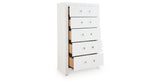 Maeling White Chest of Drawers from Ashley Furniture - Luna Furniture