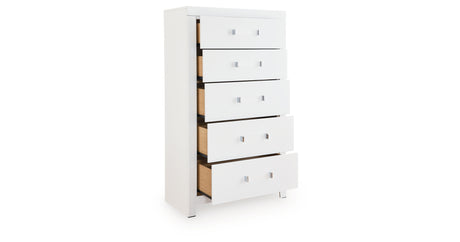 Maeling White Chest of Drawers from Ashley Furniture - Luna Furniture