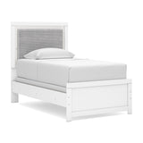 Maeling Twin Upholstered Panel Bed, Dresser and Mirror from Ashley - Luna Furniture