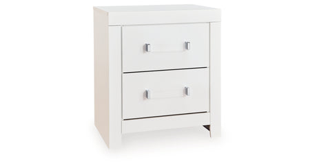 Maeling White Nightstand from Ashley Furniture - Luna Furniture