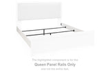 Maeling White Queen Panel Rails from Ashley Furniture - Luna Furniture