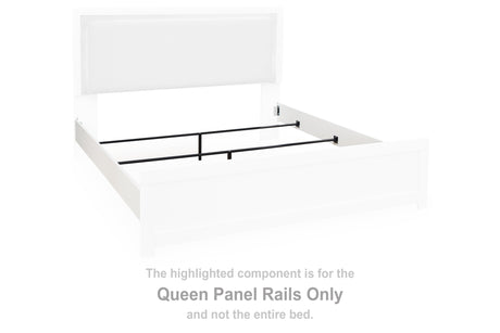 Maeling White Queen Upholstered Panel Bed from Ashley - Luna Furniture