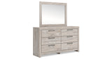 Broachmyn Gray Dresser and Mirror from Ashley Furniture - Luna Furniture