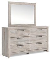 Broachmyn Gray Dresser and Mirror from Ashley Furniture - Luna Furniture