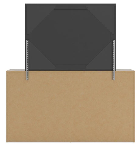 Broachmyn Gray Full Panel Bed, Dresser and Mirror from Ashley Furniture - Luna Furniture