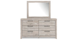 Broachmyn Gray Dresser and Mirror from Ashley Furniture - Luna Furniture