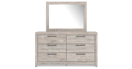 Broachmyn Gray Full Panel Bed, Dresser and Mirror from Ashley Furniture - Luna Furniture