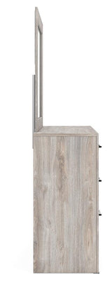 Broachmyn Gray Dresser and Mirror from Ashley Furniture - Luna Furniture