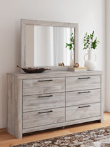 Broachmyn Gray Dresser and Mirror from Ashley Furniture - Luna Furniture