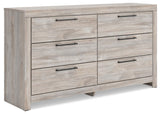 Broachmyn Gray King Panel Bed, Dresser and Nightstand from Ashley Furniture - Luna Furniture