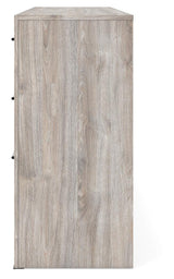 Broachmyn Gray King Panel Bed, Dresser and Nightstand from Ashley Furniture - Luna Furniture