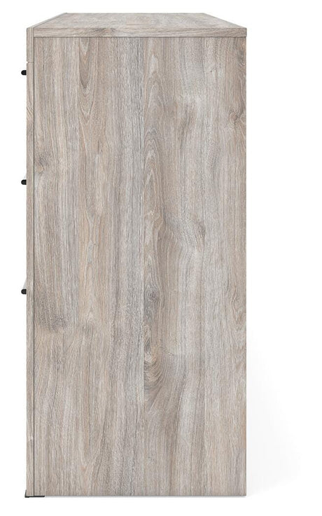 Broachmyn Gray King Panel Bed, Dresser and Nightstand from Ashley Furniture - Luna Furniture