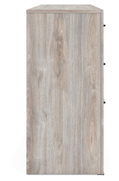 Broachmyn Gray King Panel Bed, Dresser and Nightstand from Ashley Furniture - Luna Furniture