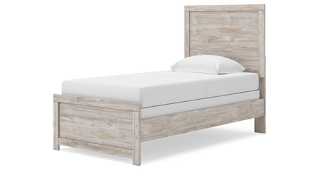 Broachmyn Gray Twin Panel Bed from Ashley Furniture - Luna Furniture