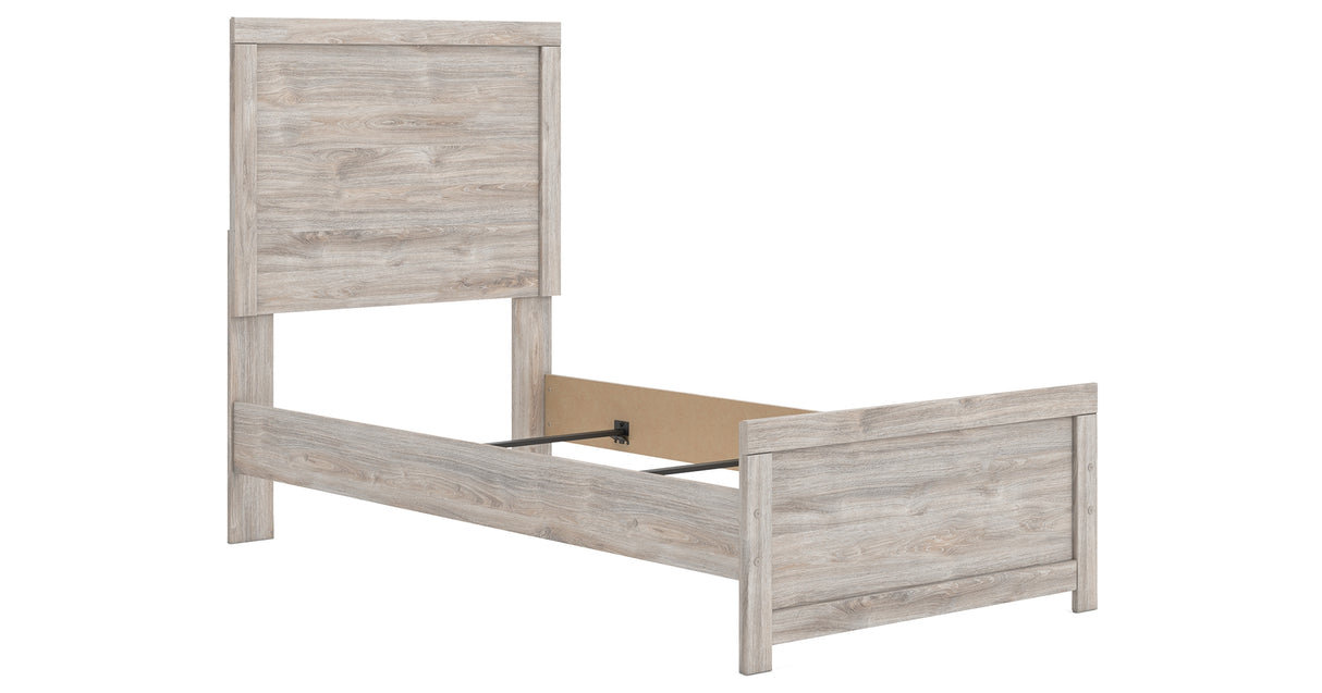 Broachmyn Gray Twin Panel Bed from Ashley Furniture - Luna Furniture