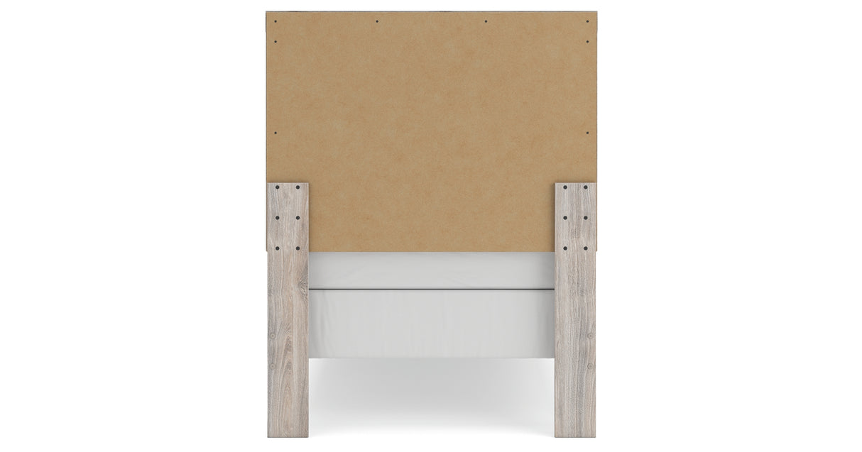 Broachmyn Gray Twin Panel Bed from Ashley Furniture - Luna Furniture