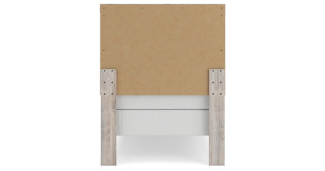 Broachmyn Gray Twin Panel Bed from Ashley Furniture - Luna Furniture