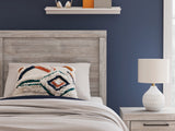Broachmyn Gray Twin Panel Bed, Dresser and Mirror from Ashley Furniture - Luna Furniture