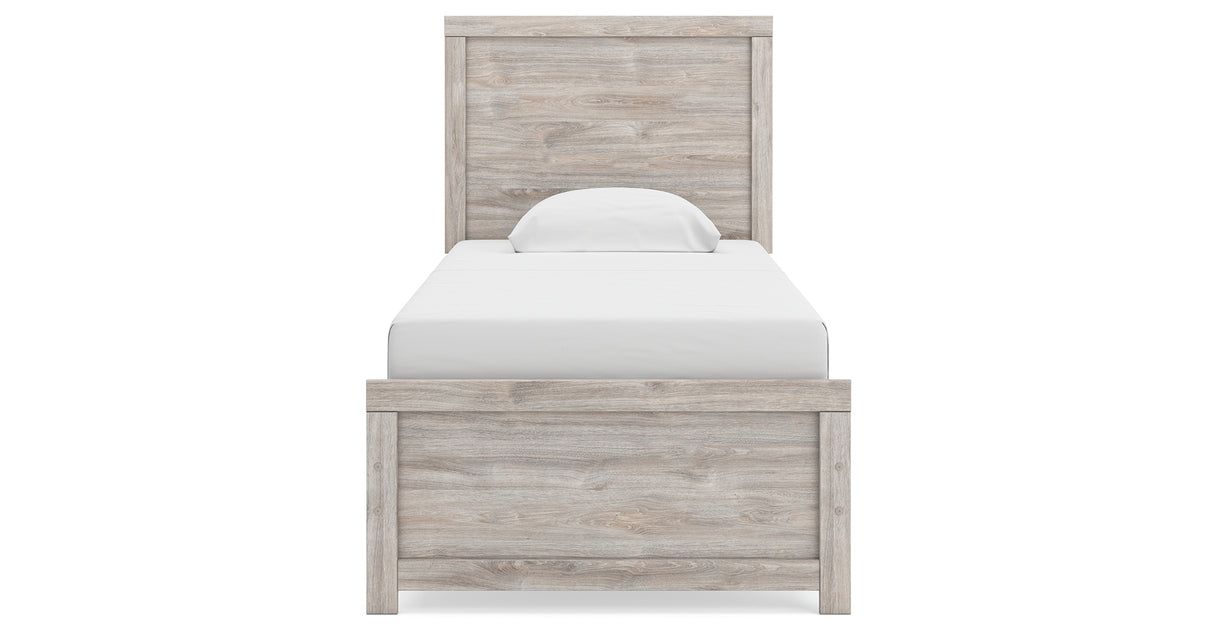 Broachmyn Gray Twin Panel Bed from Ashley Furniture - Luna Furniture