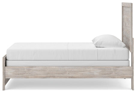 Broachmyn Gray Twin Panel Bed, Dresser and Mirror from Ashley Furniture - Luna Furniture