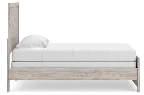 Broachmyn Gray Twin Panel Bed, Dresser and Mirror from Ashley Furniture - Luna Furniture