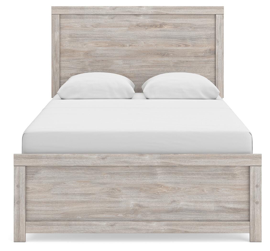 Broachmyn Gray Full Panel Bed, Dresser and Mirror from Ashley Furniture - Luna Furniture
