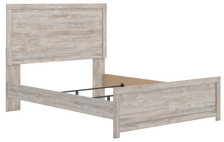 Broachmyn Gray Queen Panel Bed, Dresser and Mirror from Ashley Furniture - Luna Furniture