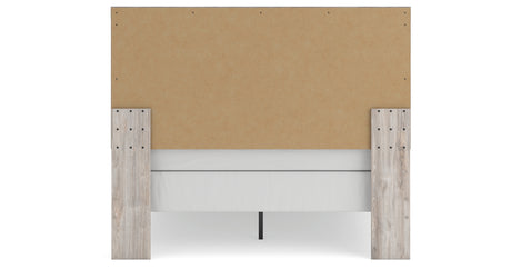 Broachmyn Gray Queen Panel Bed, Dresser and Mirror from Ashley Furniture - Luna Furniture
