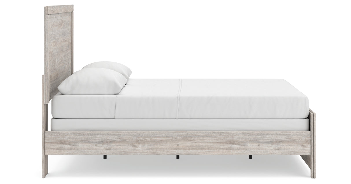 Broachmyn Gray Queen Panel Bed, Dresser and Mirror from Ashley Furniture - Luna Furniture
