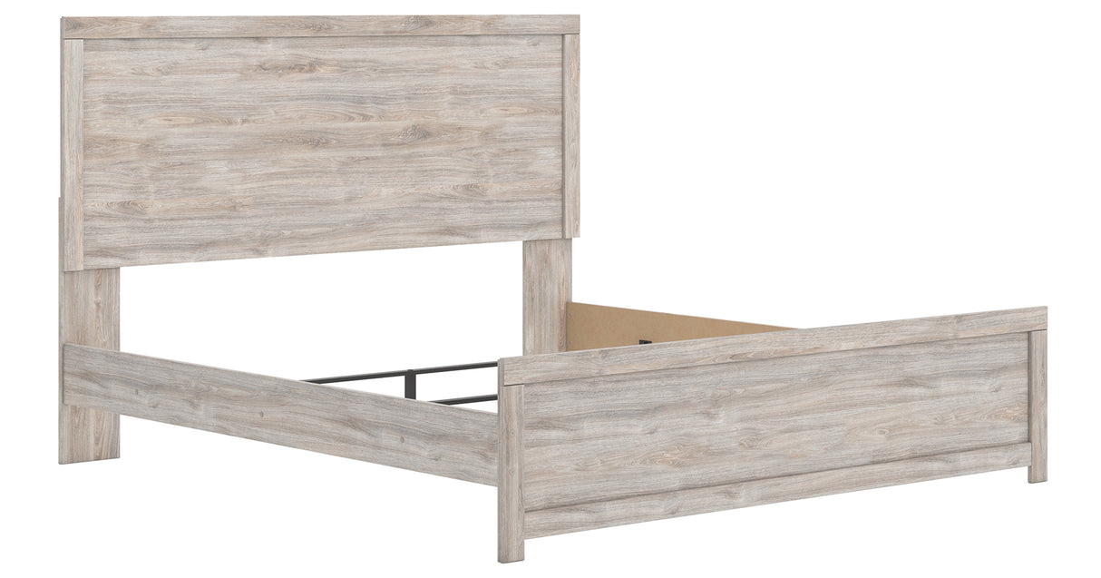 Broachmyn Gray King Panel Bed from Ashley Furniture - Luna Furniture