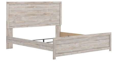 Broachmyn Gray King Panel Bed from Ashley - Luna Furniture