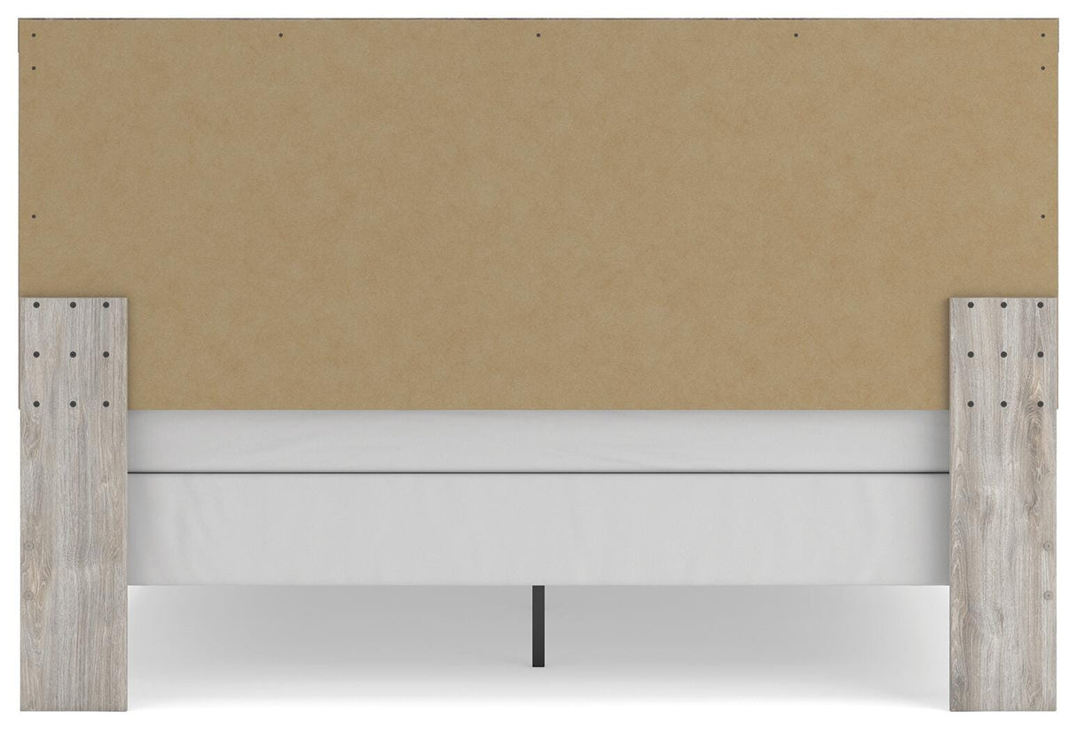 Broachmyn Gray King Panel Bed, Dresser and Nightstand from Ashley Furniture - Luna Furniture