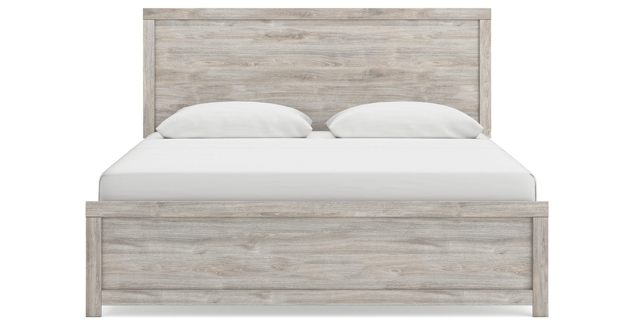 Broachmyn Gray King Panel Bed from Ashley Furniture - Luna Furniture