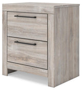 Broachmyn Gray King Panel Bed, Dresser and Nightstand from Ashley Furniture - Luna Furniture