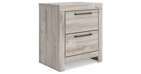 Broachmyn Gray Nightstand from Ashley Furniture - Luna Furniture