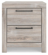 Broachmyn Gray King Panel Bed, Dresser and Nightstand from Ashley Furniture - Luna Furniture