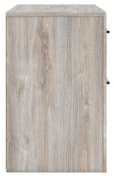 Broachmyn Gray King Panel Bed, Dresser and Nightstand from Ashley Furniture - Luna Furniture
