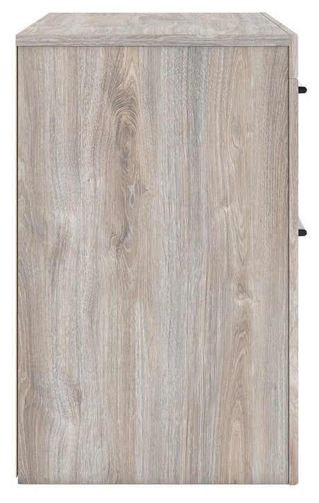 Broachmyn Gray King Panel Bed, Dresser and Nightstand from Ashley Furniture - Luna Furniture
