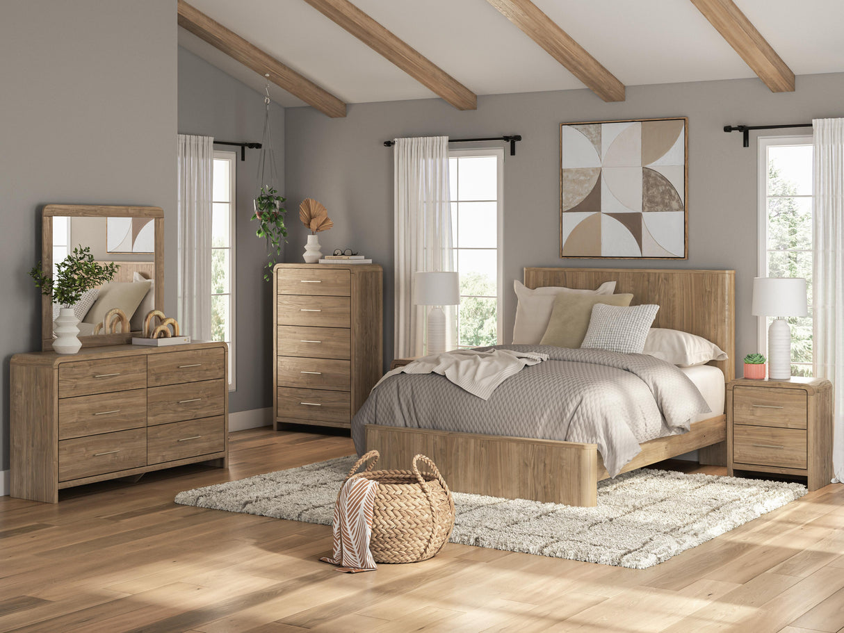 Gramburg Queen Panel Platform Bed from Ashley - Luna Furniture