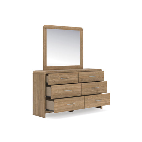 Gramburg Warm Natural Brown Panel Bedroom Set from Ashley - Luna Furniture
