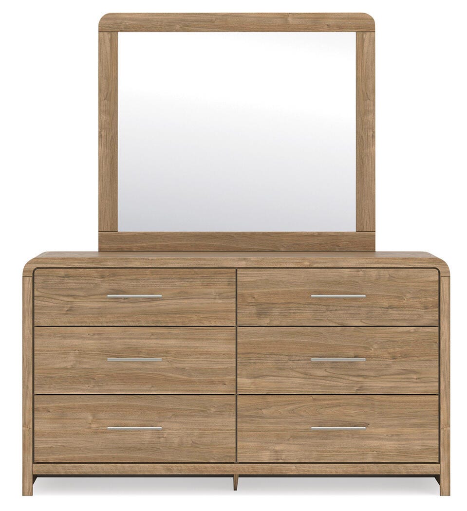 Gramburg Warm Natural Brown Panel Platform Bedroom Set from Ashley - Luna Furniture